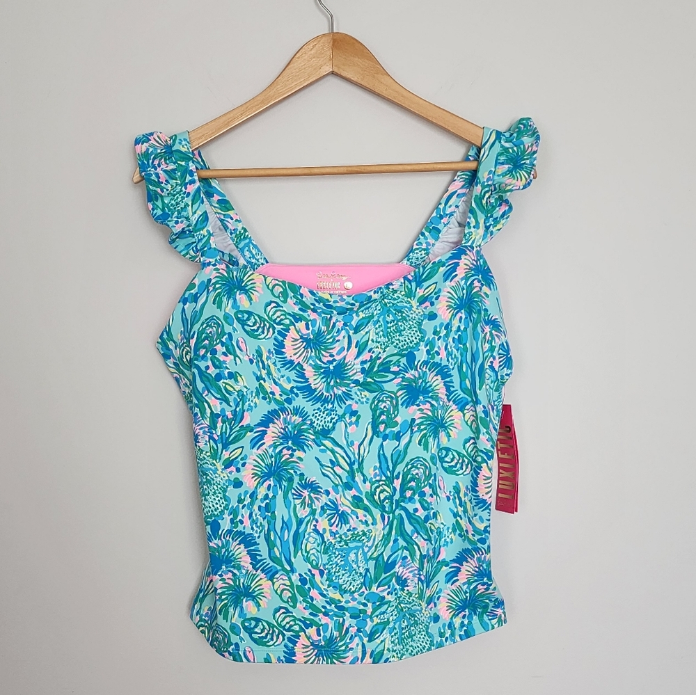 Lilly Pulitzer Maribo Bra Tank Luxletic NWT